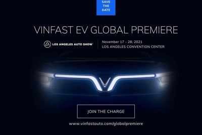Vinfast công bố 2 mẫu xe điện mới tại Los Angeles Auto show 2021