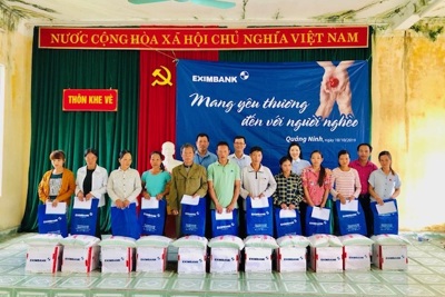 Eximbank mang yêu thương đến với người nghèo tại tỉnh Quảng Ninh