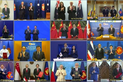 Hiệp định RCEP chính thức có hiệu lực vào đầu năm 2022 