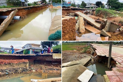 Thiệt hại do mưa lũ trên 853 tỷ đồng