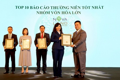 Novaland được vinh danh Báo cáo thường niên và Báo cáo phát triển bền vững tốt nhất 2020