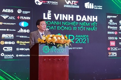 Vinh danh doanh nghiệp niêm yết có hoạt động quan hệ nhà đầu tư tốt nhất 2021