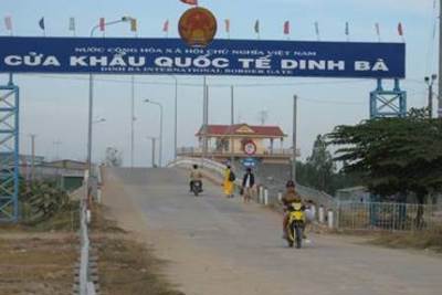 Công nhận khu Cửa khẩu quốc tế Dinh Bà đạt tiêu chí đô thị loại V