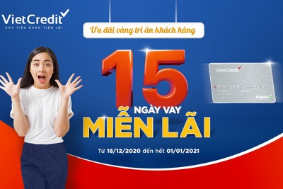VietCredit tung hàng loạt ưu đãi cho chủ thẻ đến cuối năm