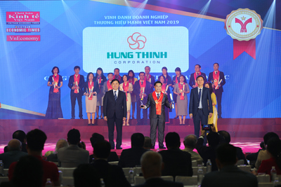 Hung Thinh Corp lần thứ 3 liên tiếp đón nhận giải thưởng Thương hiệu mạnh Việt Nam