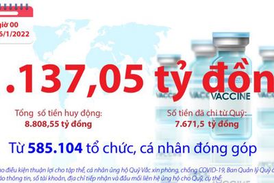 Quỹ Vắc xin phòng, chống COVID-19 còn dư 1.137,05 tỷ đồng