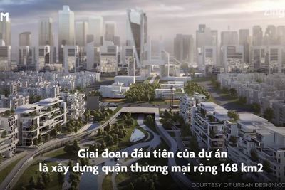 [Video] Thành phố 58 tỷ USD được xây trên cát ở Ai Cập