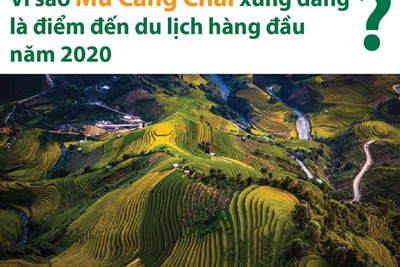 [Infographics] Vì sao Mù Cang Chải xứng đáng là điểm đến du lịch hàng đầu năm 2020?