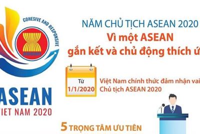 [Infographics] Vì một ASEAN gắn kết và chủ động thích ứng