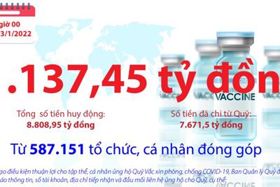 Quỹ Vắc xin phòng, chống COVID-19 còn dư 1.137,45 tỷ đồng