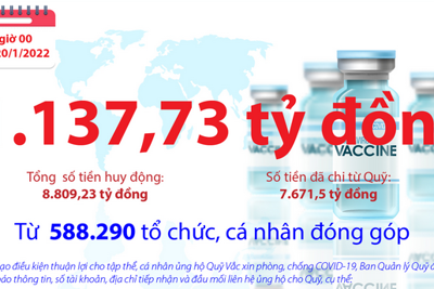 Quỹ Vắc xin phòng, chống COVID-19 còn dư 1.137,73 tỷ đồng