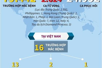 [Infographics] Gần 80.000 ca mắc bệnh viêm đường hô hấp cấp COVID-19