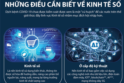 [Infographics] Những điều cần biết về Kinh tế số