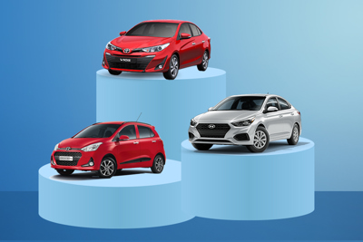 [Infographics] Top xe bán chạy tháng 2 - Vios "chấp" cả i10 và Accent cộng lại 