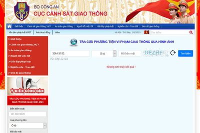 [Video] Vì sao tra cứu nộp phạt vi phạm giao thông trực tuyến không ra kết quả?