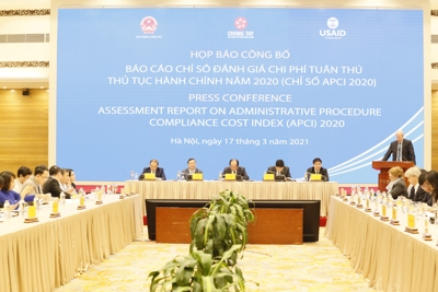 Công bố báo cáo chỉ số đánh giá chi phí tuân thủ thủ tục hành chính năm 2020 