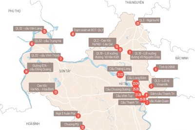 [Infographics] 30 chốt kiểm soát ở cửa ngõ thủ đô 