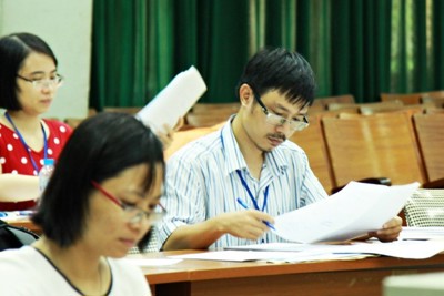 [Infographic] Quy trình tổ chức chấm bài thi trắc nghiệm kỳ thi THPT Quốc gia 2019
