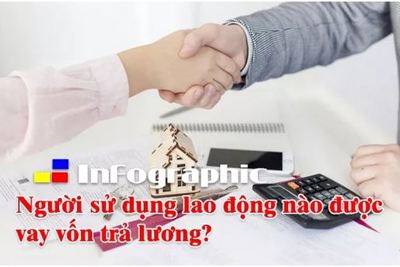 [Infographic] Hỗ trợ người sử dụng lao động vay vốn để trả lương