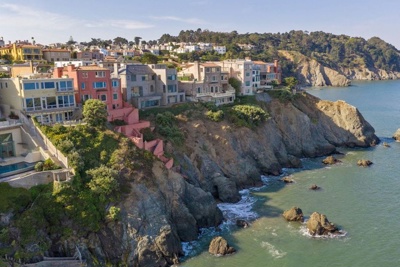 [Ảnh] Loạt dinh thự bên vách đá giá hàng triệu USD ở San Francisco