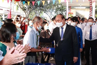Chủ tịch nước Nguyễn Xuân Phúc bầu cử tại TP. Hồ Chí Minh