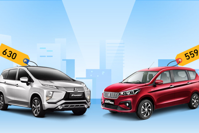 [Infographics] So sánh trang bị Xpander mới và Ertiga