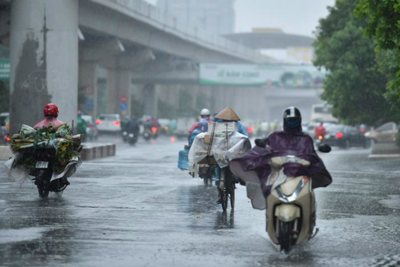 [Infographics] Hà Nội ngày oi nóng , chiều tối có mưa dông cục bộ