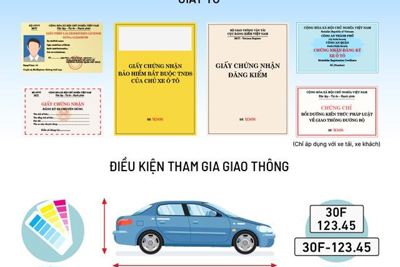 [Infographics] Cảnh sát giao thông kiểm tra những gì khi dừng xe?