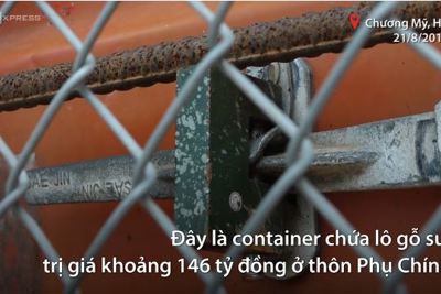 [Video] Nhiều lớp bảo vệ lô gỗ sưa 146 tỷ chờ ngày bán