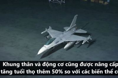 [Video] Công nghệ Mỹ trang bị trên tiêm kích F-16V 