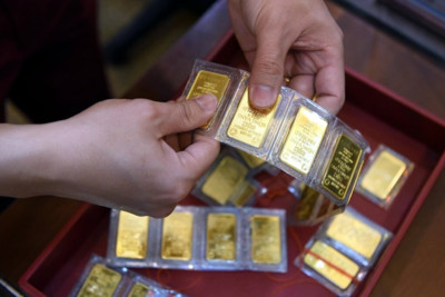 Vàng trong nước tăng phiên thứ ba liên tiếp