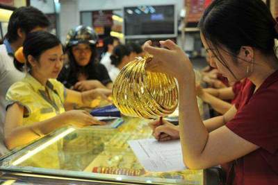 Vàng trong nước tăng giá phiên sáng đầu tuần