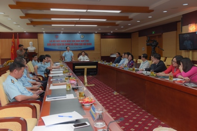 Tăng cường hợp tác đào tạo giữa Tổng cục Hải quan và Học viện Tài chính