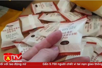 [Video] Phát hiện lô hàng 15 tấn không rõ nguồn gốc xuất xứ
