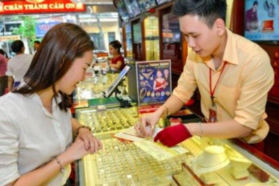 Vàng trong nước đã tăng gần 1,3 triệu