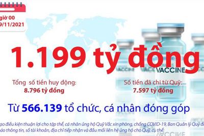 Quỹ Vắc xin phòng, chống COVID-19 còn dư 1.199 tỷ đồng