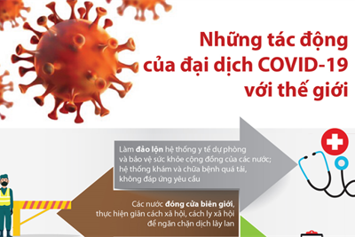 [Infographics] Những tác động của đại dịch Covid-19 với thế giới