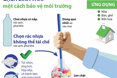 [Infographics] Gạch sinh thái - một cách bảo vệ môi trường