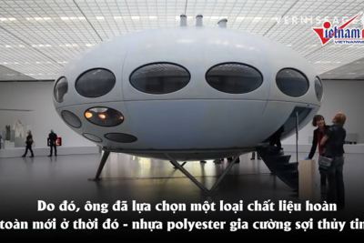 [Video] Ngôi nhà hình đĩa bay siêu rẻ, siêu nhẹ, có thể di chuyển được 