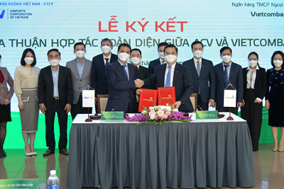 Vietcombank và Tổng công ty Cảng hàng không Việt Nam ký Thỏa thuận hợp tác toàn diện