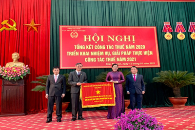 Năm 2020, Cục Thuế Thái Nguyên thu ngân sách vượt dự toán 1.771 tỷ đồng