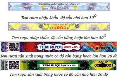 Về in, phát hành, quản lý và sử dụng tem rượu
