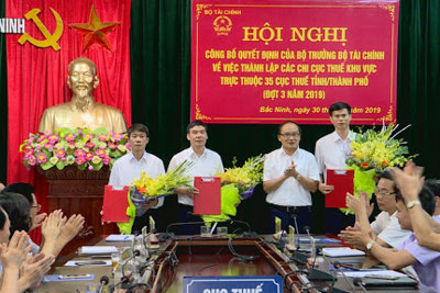Nhìn lại quá trình sáp nhập tổ chức, bộ máy của Cục Thuế Bắc Ninh