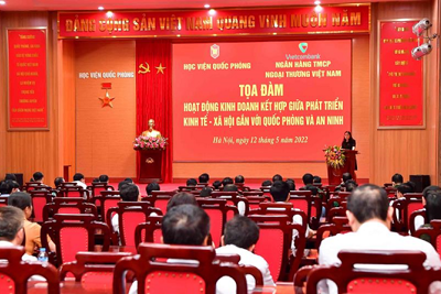 Vietcombank cùng Học viện Quốc phòng tổ chức Tọa đàm khoa học