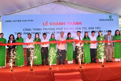 Vietcombank tài trợ 4,2 tỷ đồng cho một trường học tại Gia Lai