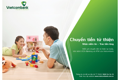 Vietcombank mở rộng dịch vụ chuyển tiền từ thiện với Quỹ Saigon Children’s Charity