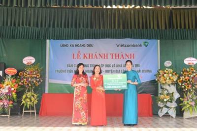 Vietcombank tài trợ 3 tỷ đồng xây trường học tại Hải Dương