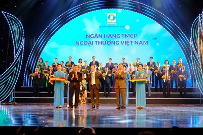 Vietcombank – Ngân hàng duy nhất 7 lần liên tục được vinh danh Thương hiệu Quốc gia