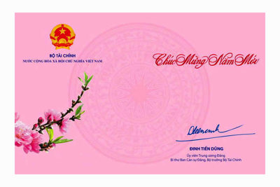  Bộ trưởng Đinh Tiến Dũng gửi Thư chúc mừng năm mới 2020 