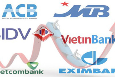 Phiên sáng 13/1: Nhóm ngân hàng bị chốt lời, VN-Index rung lắc
